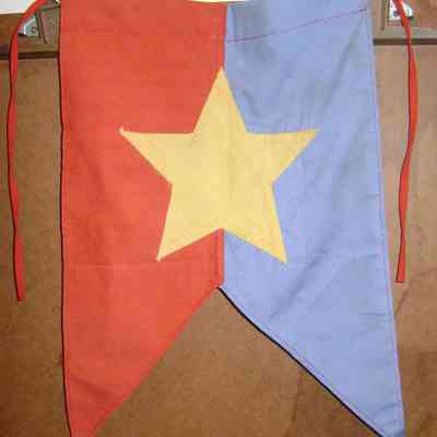 Vietnamese National Liberation Front Viet Cong Pennant Flag