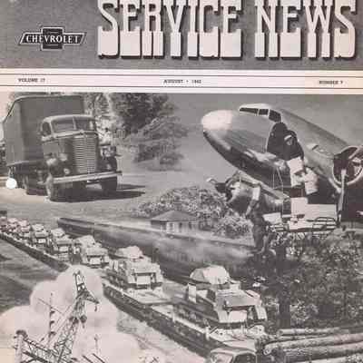 Chevrolet service News August 1942