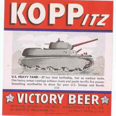 Koppitz Victory Beer label #11