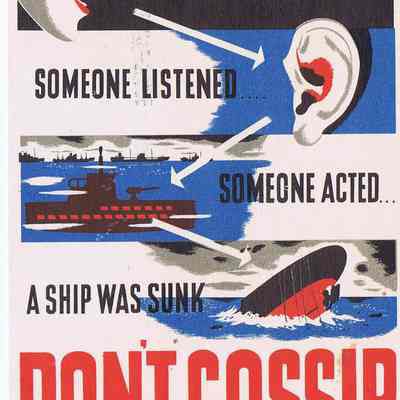 Don't Gossip Window card