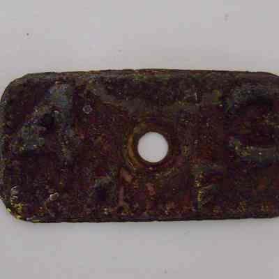 1943 Michigan Car License Plate Tab