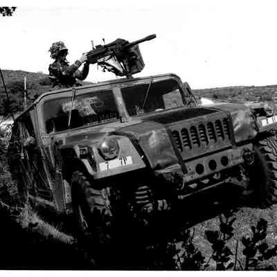 M1025 with Mk19