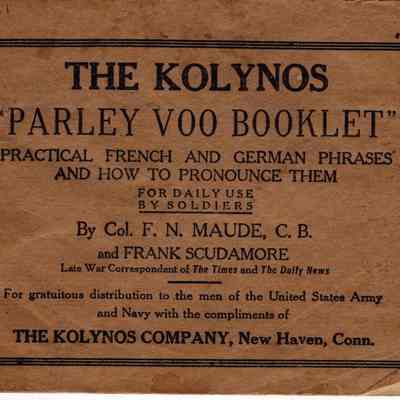 The Kolynos Parley Voo Booklet
