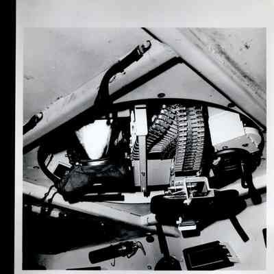 Interior of Cadillac Gage V100 Turret