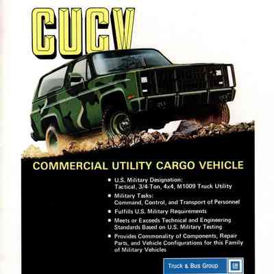 CUCV Info Folder