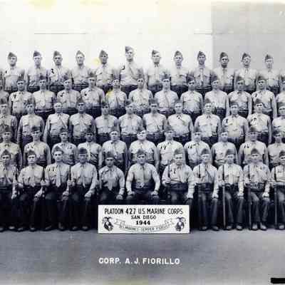 USMC 1944 Platoon Photo