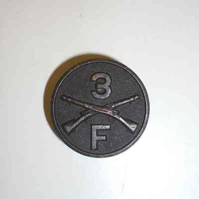 US Army pre-1936 enlisted collar disk