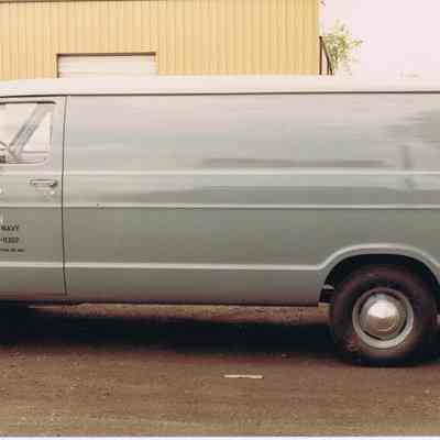 US Navy Dodge Van