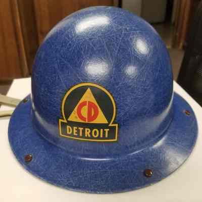 Detroit Civil Defense Auxiliary Police Helmet