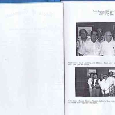 Photos from the 1st reunion of UCSG Unit 333 in 1995