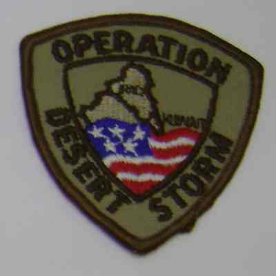 Desert Storm Patch - Shield