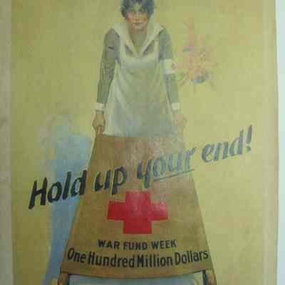 WWI Red Cross War Fund Poster