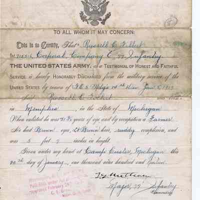 Doc - Honorable Discharge Gilbert