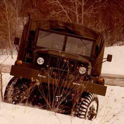 M35 in snow