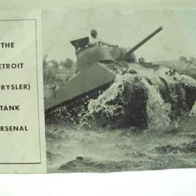 Detroit Tank Arsenal Booklet