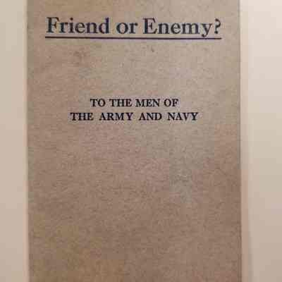 YMCA booklet "Friend or Enemy?"
