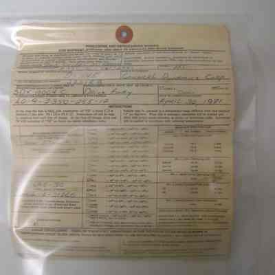 Processing and Deprocessing Record, M-1