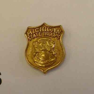 Michigan State Troops Lapel Pin