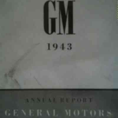 General Motors Corporation Annual Report 1943