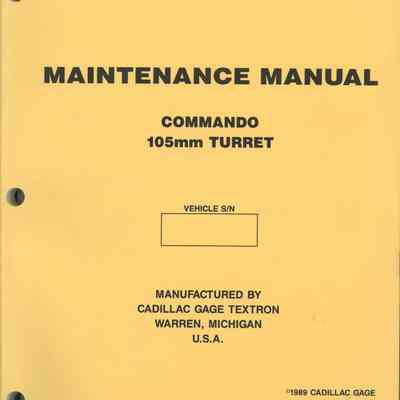 Commando 105 mm Turret Maintenece Manual