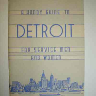 WWII Pocket Guide to Detroit
