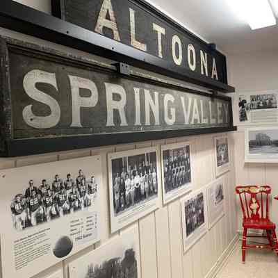 Spring Valley Railroad Depot Sign