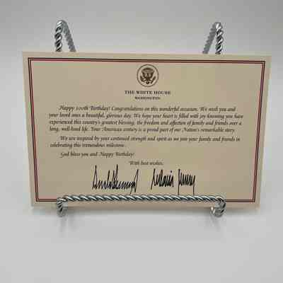 White House Birthday Letter