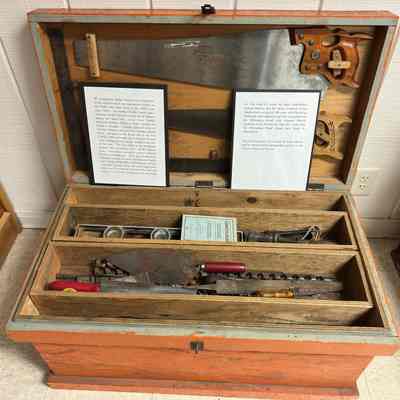 Toolbox from railroad employee.