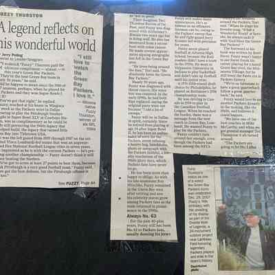 Fuzzy Thurston reflects on his wonderful life!