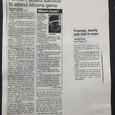 Thurston comes back to Altoona