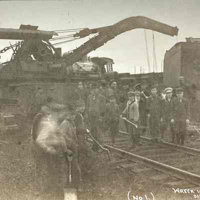 Track wreck at Altoona yard