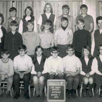 St. Mary’s School 1970 Grade 7
