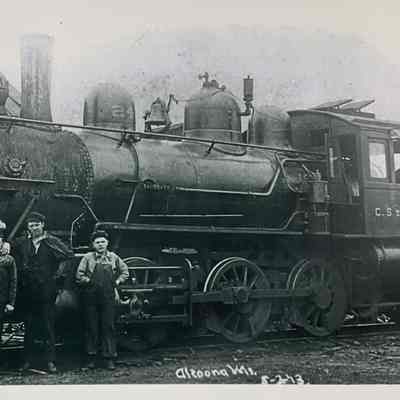 Engine 24 Altoona Rail Yard 1913