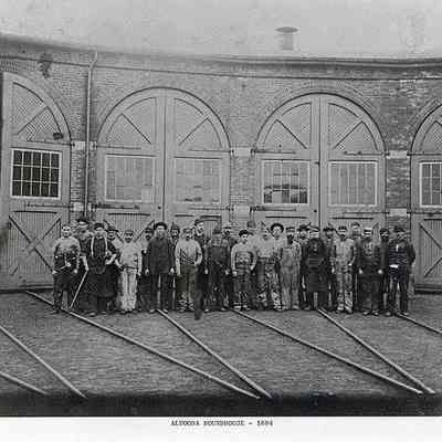 Altoona roundhouse 1884