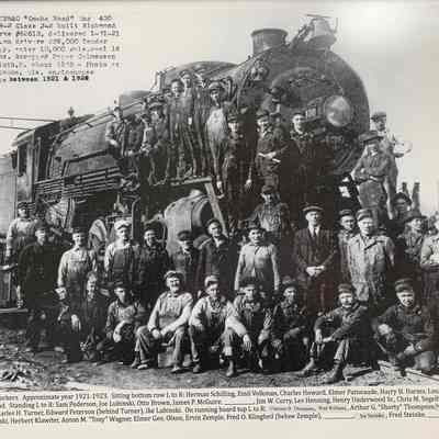 Altoona Railroad Workers Circa 1921-1923