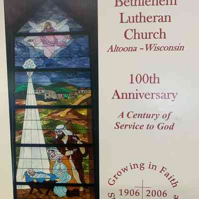 Bethlehem Lutheran Church 100th Anniversary Booklet