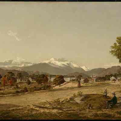 WHITE MOUNTAINS FROM NORTH CONWAY, NEW HAMPSHIRE