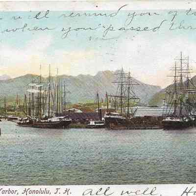 Honolulu Harbor, Honolulu, T.H.