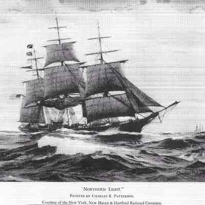 Author's Personal Collection: Image copy of the Clipper ship  "Northern Light"