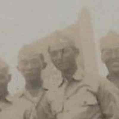 Author's Personal Collection: Closeup of 442nd Flag (Faint)