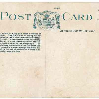 Author's Personal Collection: Unused postcard