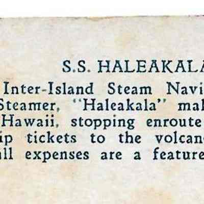 Author's Personal Collection: Enlarged image of postcard inscription
