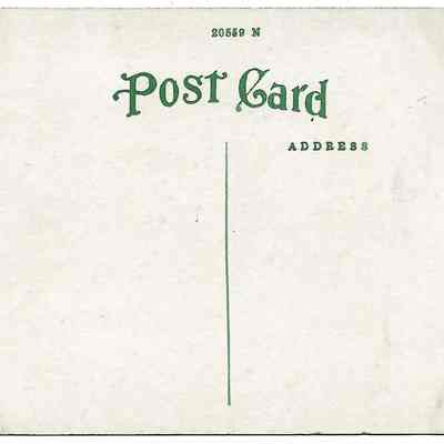 Author's Personal Collection: Unused postcard