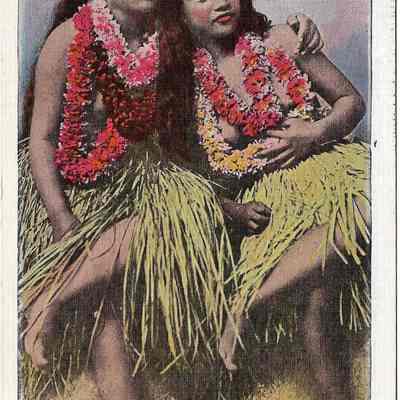 Hula Dancers, Hawaiian Islands