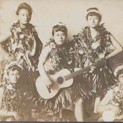 Hula Girls with Guitar and Ukulele