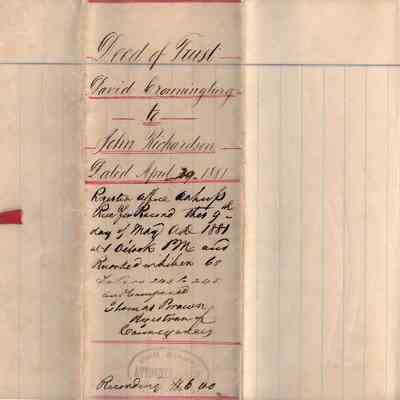 David Crowningburg Deed of Trust to John Richardson