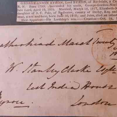 George Anson Byron 1827 Cover