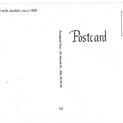 Author's Personal Collection: Reproduced modern image postcard.