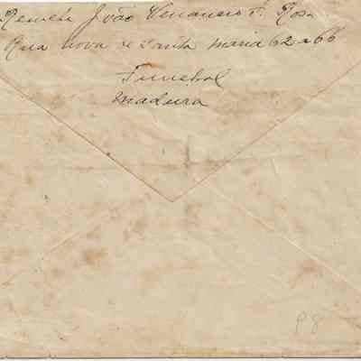 Author's Personal Collection: Cover back from Funchal, Madeira