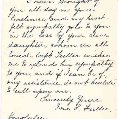 Princess Kaiulani Mourning Letters to Archibald Cleghorn
